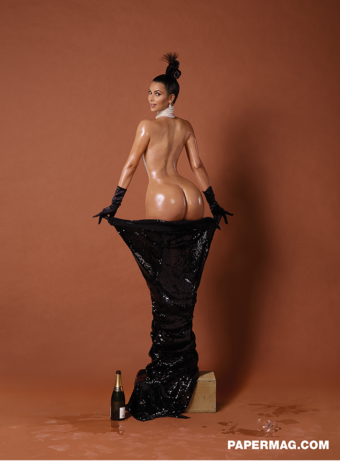 No S Lo Fue El Trasero Kim Kardashian Ense Todo Para La Revista Paper Mag Cochinopop