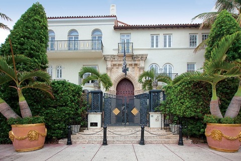 Stunning new images of the Gianni Versace mansion as the property is put up for auction. The famously extravagant South Beach mansion which once belonged to the late fashion designer, Gianni Versace, is going up for sale in a private auction on September 17. The auction will be held at the spectacular 10-bedroom, 11-bath estate at 1116 Ocean Drive, Miami Beach. The debt holder, VM South Beach LLC, has put in a stalking-horse bid of $25 million itself, setting a minimum for other bidders. The sale will include the property fully furnished. The current owner, Peter Loftin, put Casa Casuarina LLC, the company that owns the property, in Chapter 11 bankruptcy proceedings on July 1 in a bid to stave off creditors' efforts to appoint a receiver. Pictured: New image of Versace mansion Ref: SPL611354 160913 Picture by: Splash News / TheJills Splash News and Pictures Los Angeles: 310-821-2666 New York: 212-619-2666 London: 870-934-2666 photodesk@splashnews.com 