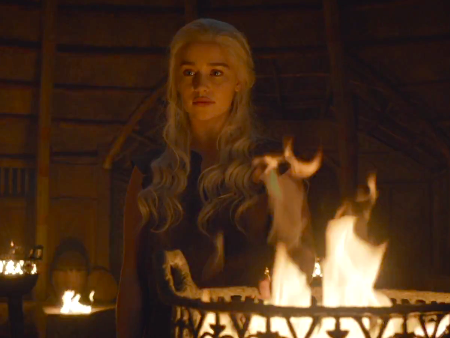 daenerys targaryen fire vaes dothrak game of thrones