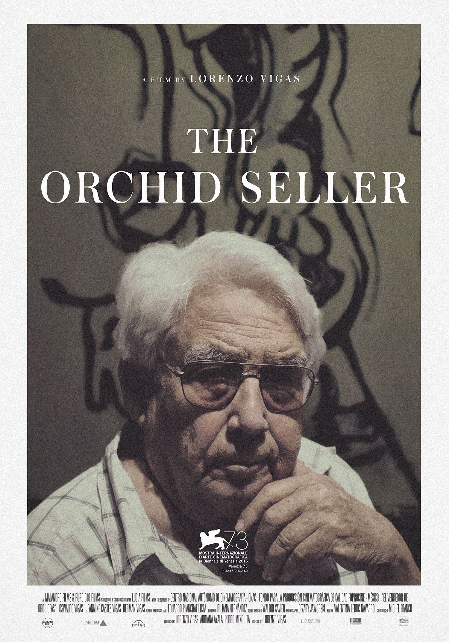 El vendedor de orquídeas Afiche 1