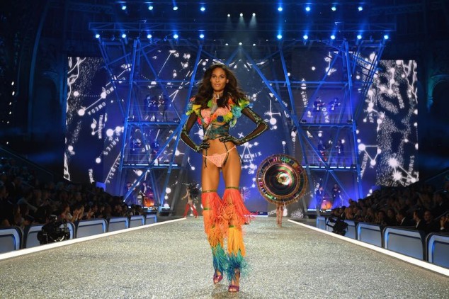PARIS, FRANCE - NOVEMBER 30: Cindy Bruna walks the runway during the 2016 Victoria's Secret Fashion Show on November 30, 2016 in Paris, France. (Photo by Dimitrios Kambouris/Getty Images for Victoria's Secret)