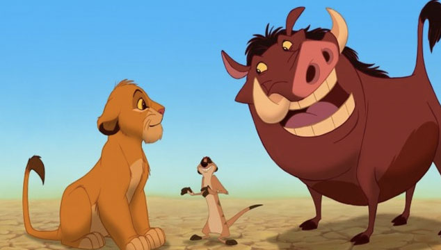 timon y pumba y el rey leon