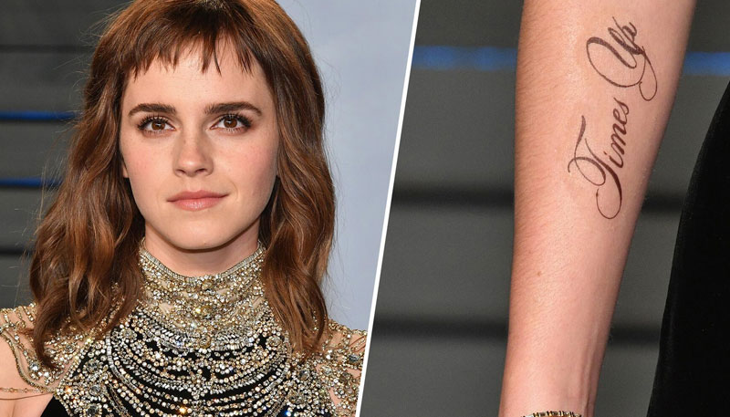 Emma Watson responde a las críticas por el error de su tatuaje en los Oscars solicitando un corrector de tatuajes